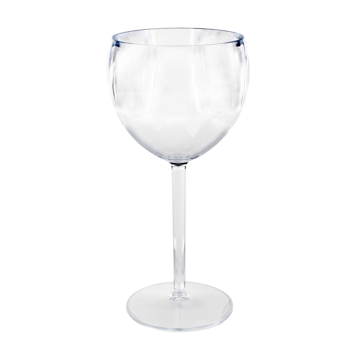 12 x Clear Plastic Reusable Gin Glasses 400ml