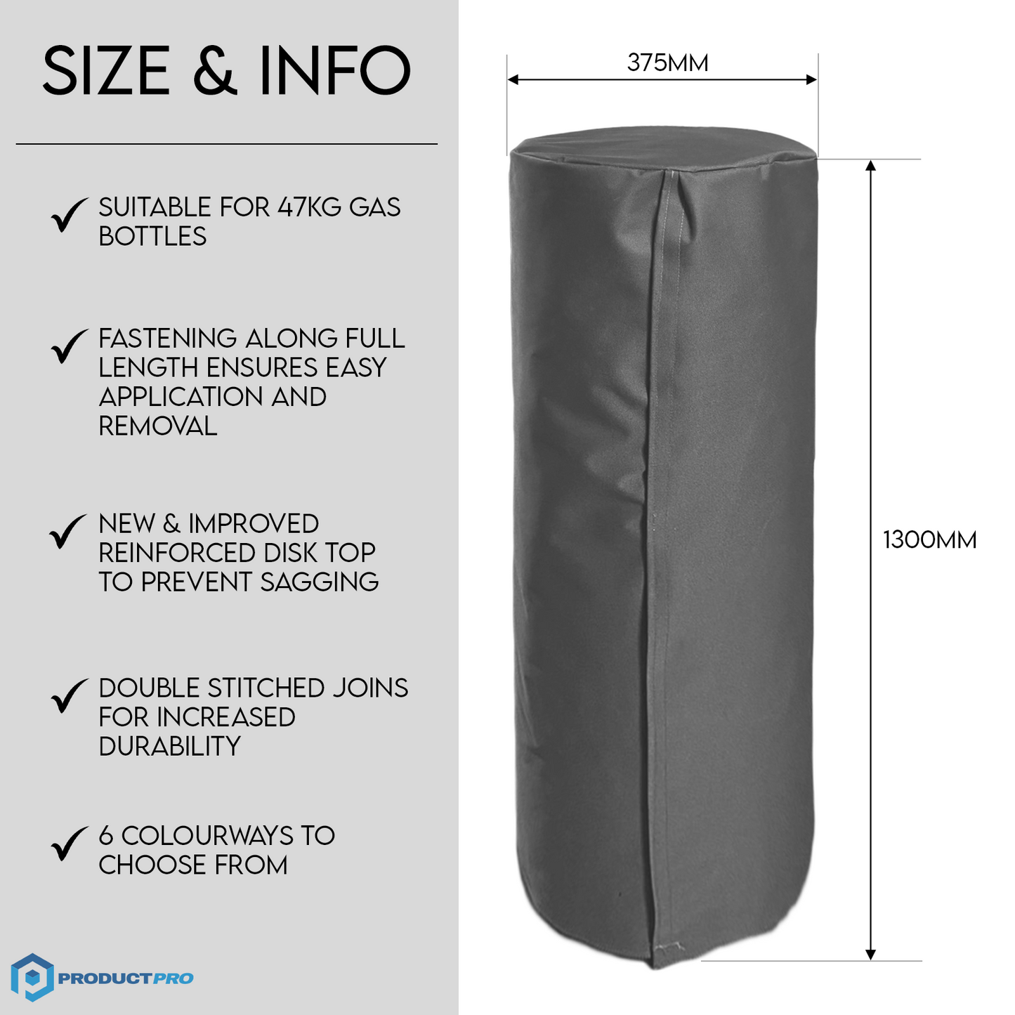 47kg Gas Bottle Cover 100% Waterproof