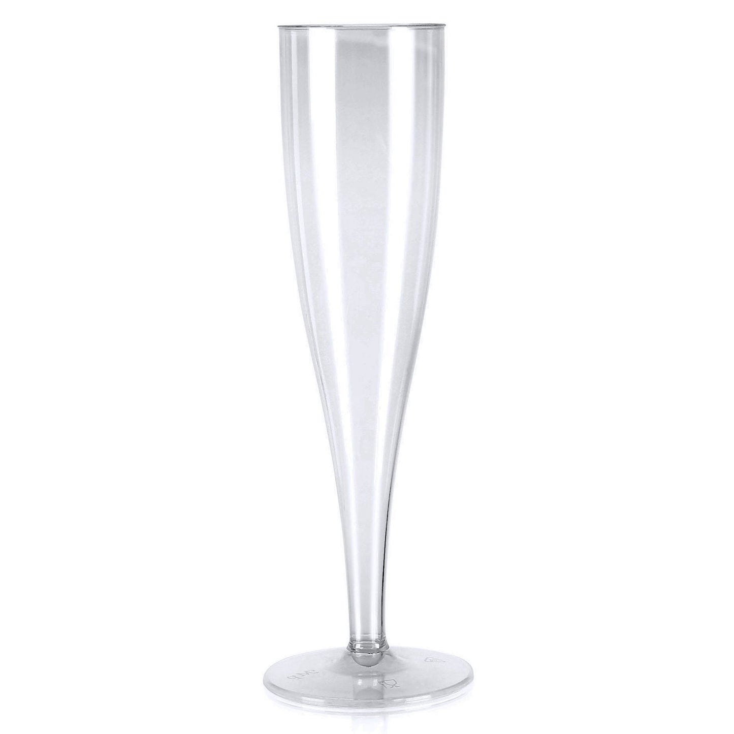 10 x Clear Disposable Plastic Prosecco Champagne Flutes 175ml 6oz Product Pro Plastics