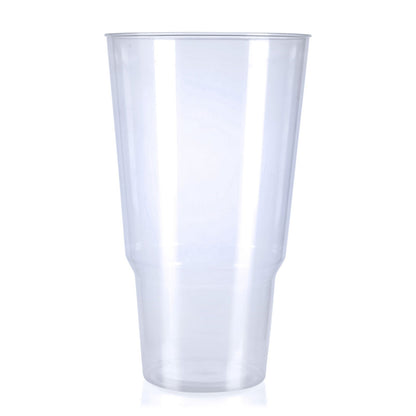 10 x Clear Plastic Reusable 2 Pint Glasses 1136ml 40oz Product Pro Plastics