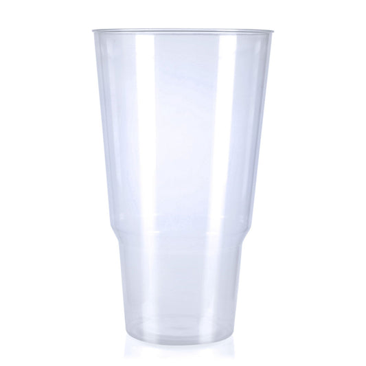 10 x Clear Plastic Reusable 2 Pint Glasses 1136ml 40oz Product Pro Plastics