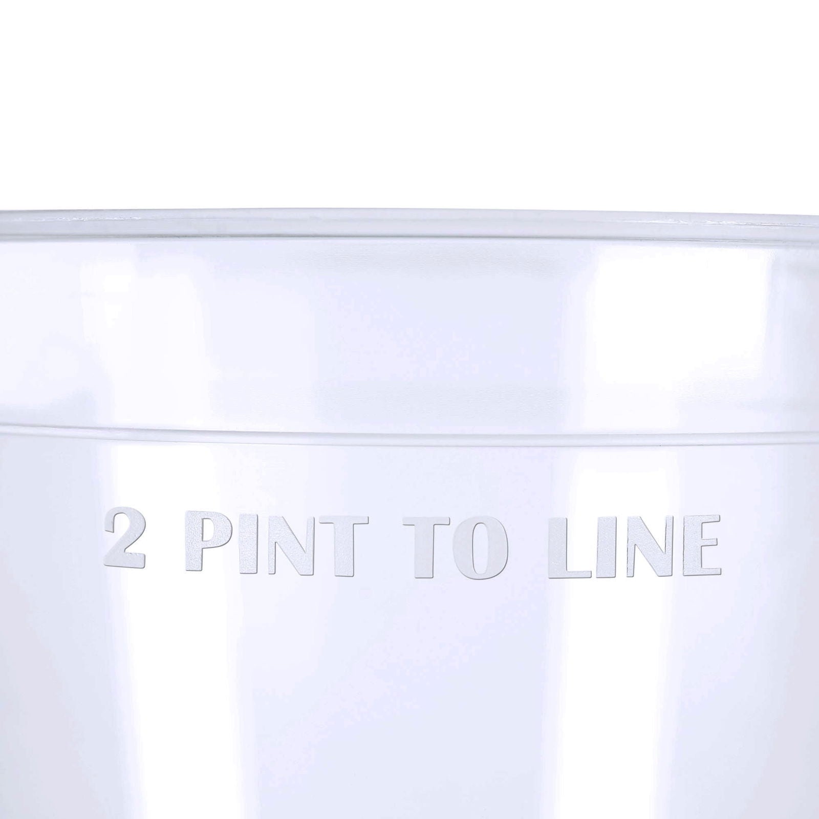 10 x Clear Plastic Reusable 2 Pint Glasses 1136ml 40oz Product Pro Plastics