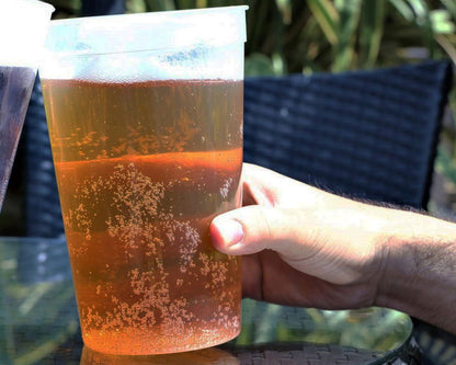 10 x Clear Plastic Reusable 2 Pint Glasses 1136ml 40oz Product Pro Plastics