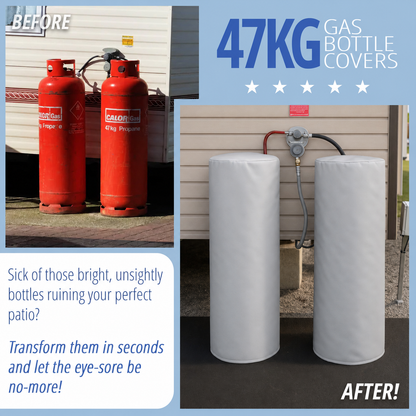 47kg Gas Bottle Cover 100% Waterproof - 6 Colours
