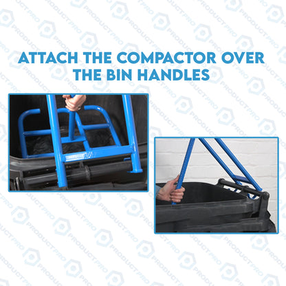 Wheelie Bin Compactor Press Suit Standard Household Rubbish Trash Recycling Bins