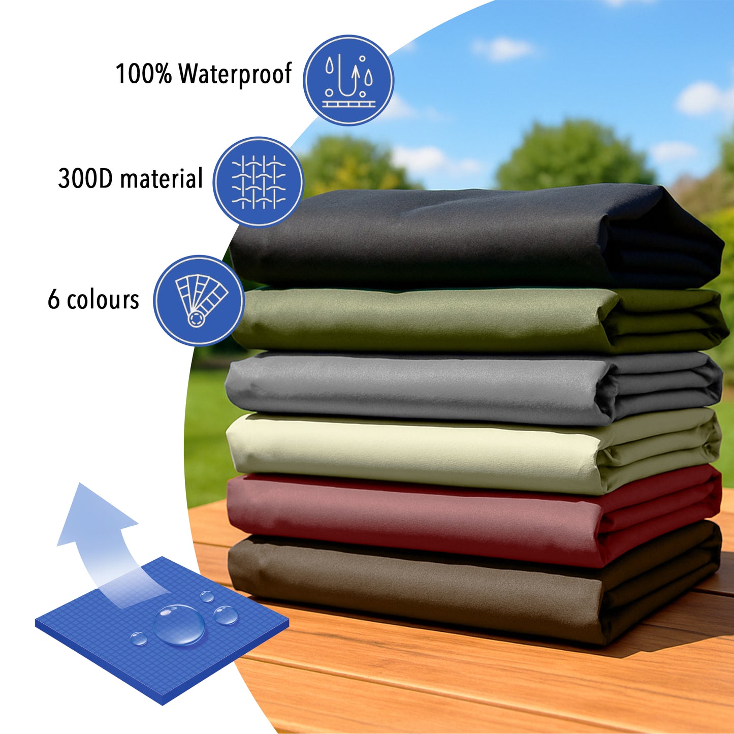 47kg Gas Bottle Cover 100% Waterproof