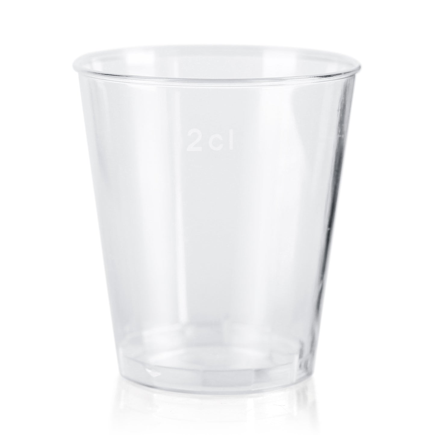 Pack of Clear Plastic Disposable Shot Glasses 3cl 30ml