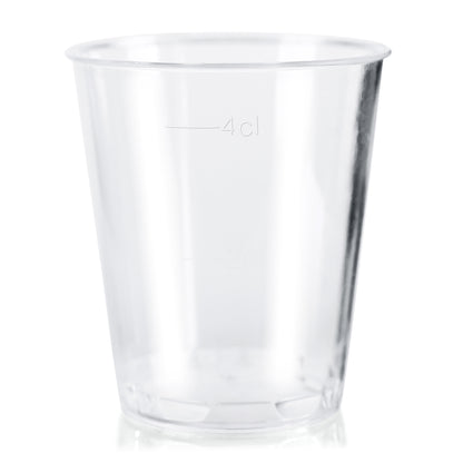 1000 x Clear Plastic Disposable Shot Glasses 50ml