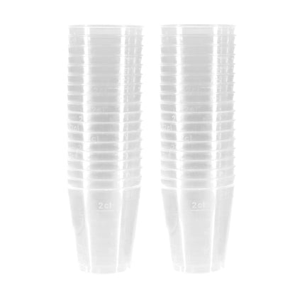 1000 x Plastic Biodegradable Shot Glasses 3cl 30ml