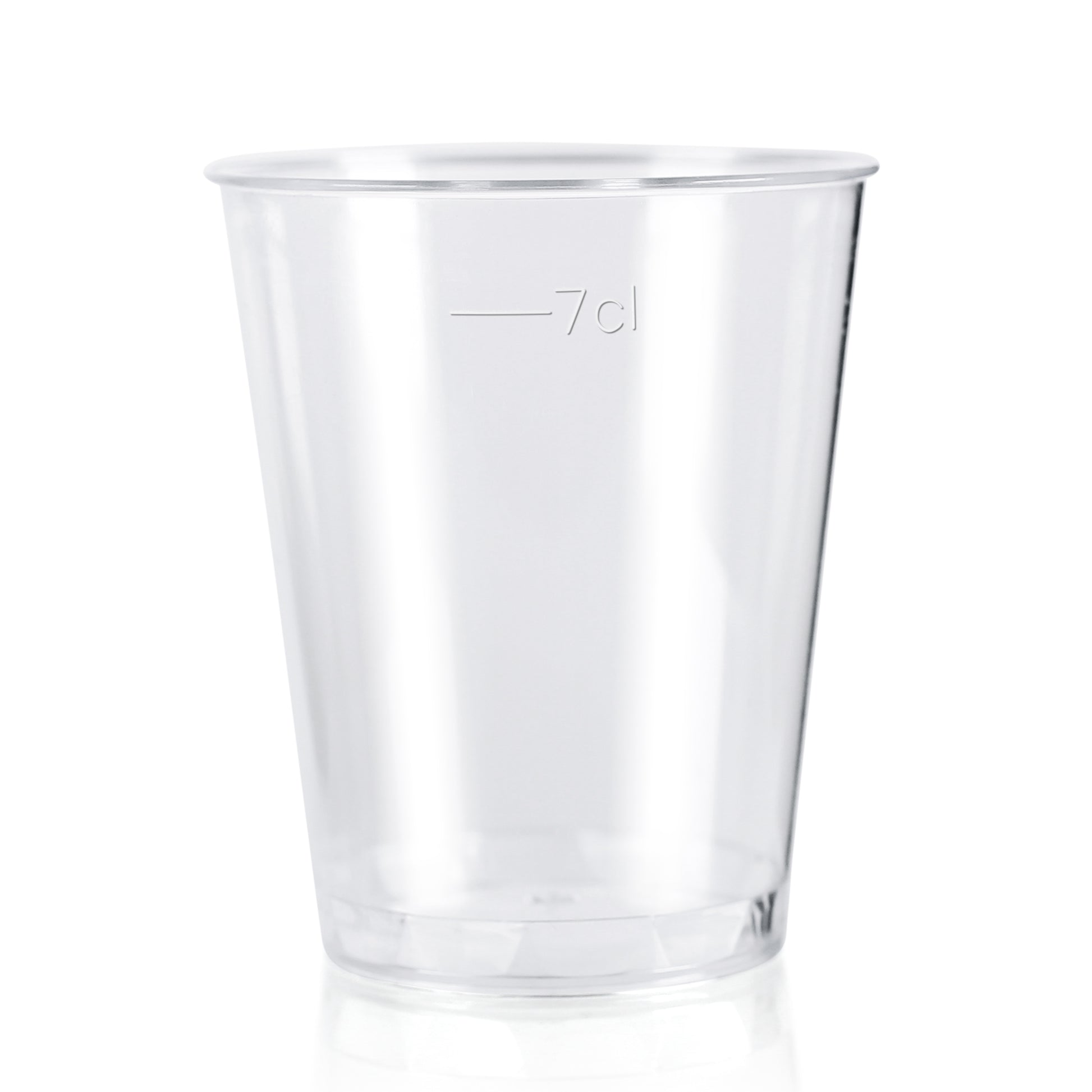 800 x Plastic Biodegradable Shot Glasses 80ml