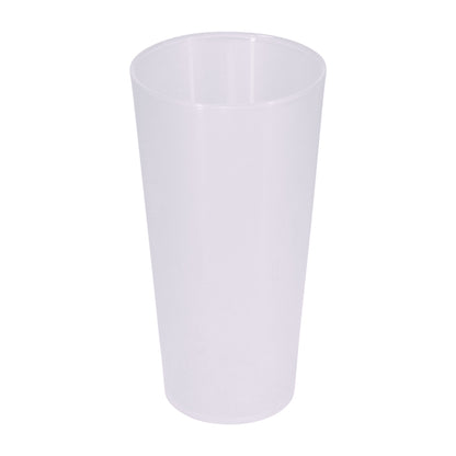 50 x Plastic Reusable Pint Cups 568ml 20oz