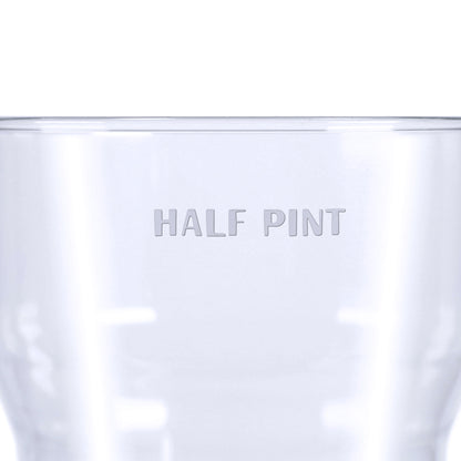 10 x Half Pint Plastic Reusable Glasses - 10oz 284ml