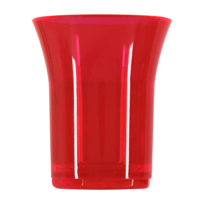 20 x Neon Plastic Reusable Shot Glasses 25ml