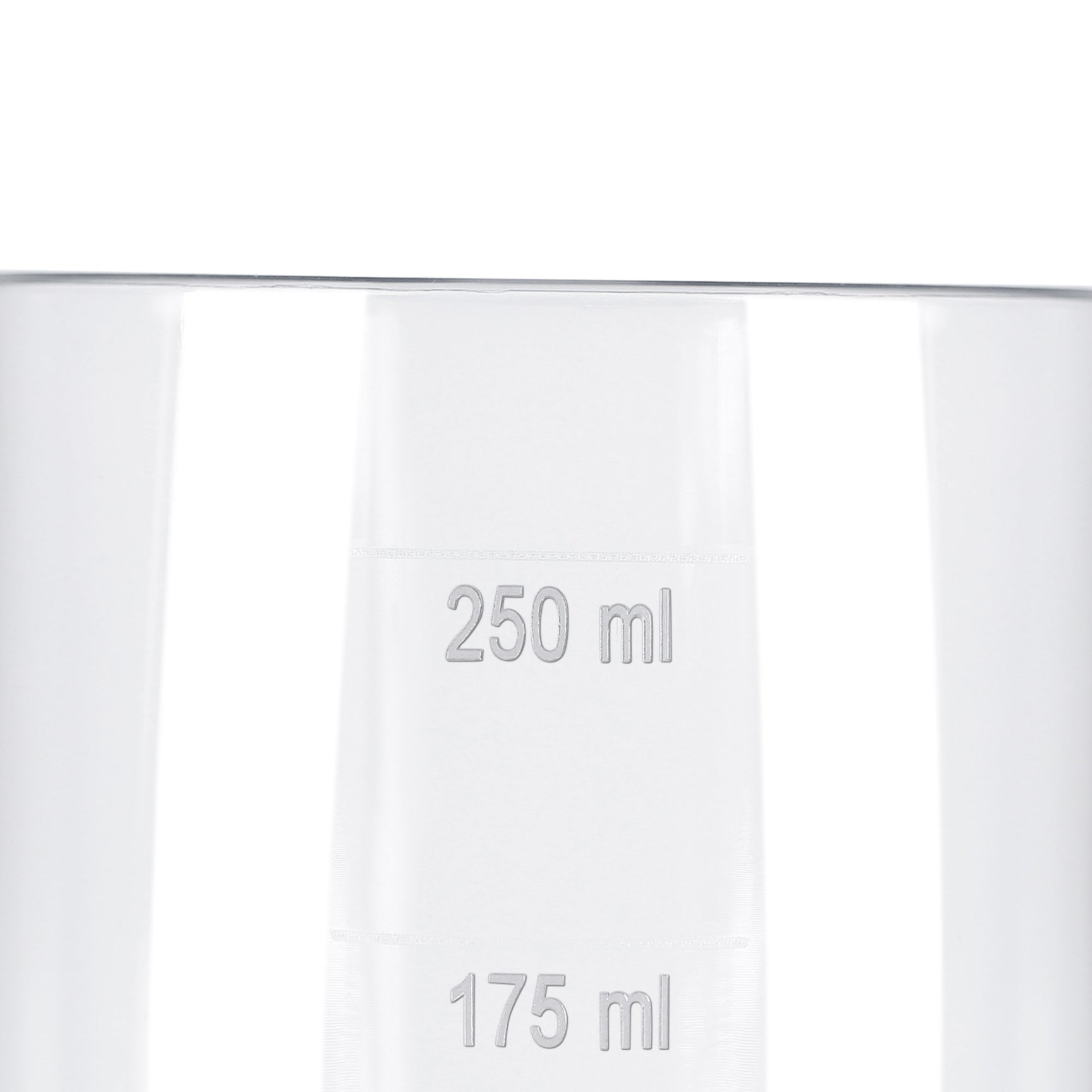 10 x Clear Reusable Plastic Wine Glasses CE Marked with 125ml, 175ml, 250ml