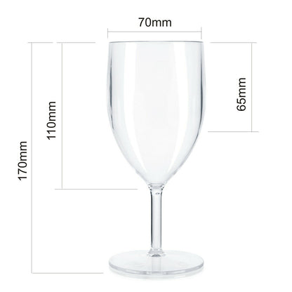 48 Flutes, 48 Wine Glasses (White) Set, Reusable Plastic